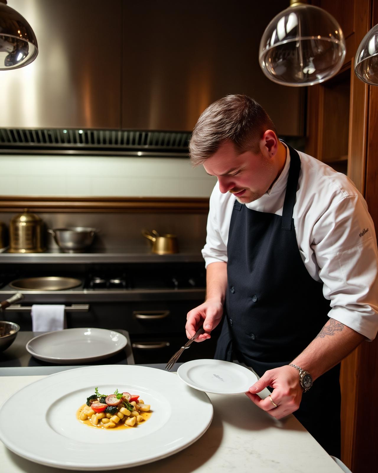 Chef plating